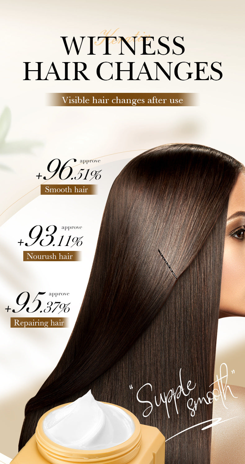 Keratin Peptide Smooth Hair Mask SADOER Smooth and Fluffy Hair Conditioner Cross-Border Wholesale