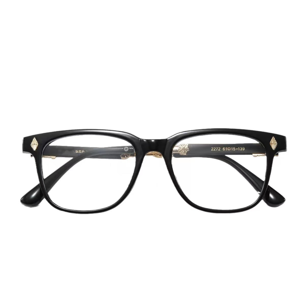 2025New Fashion Trend Square Frame Blue Light Blocking Non-Prescription Glasses Retro Large Frame Unisex Eyeglasses Frame2272
