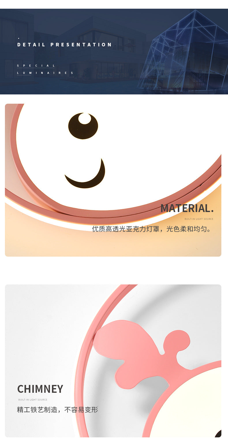Children's Room Bedroom Light Boys Girls Creative Cartoon Ceiling Light Modern Simple Master Bedroom Light Zhongshan Lighting