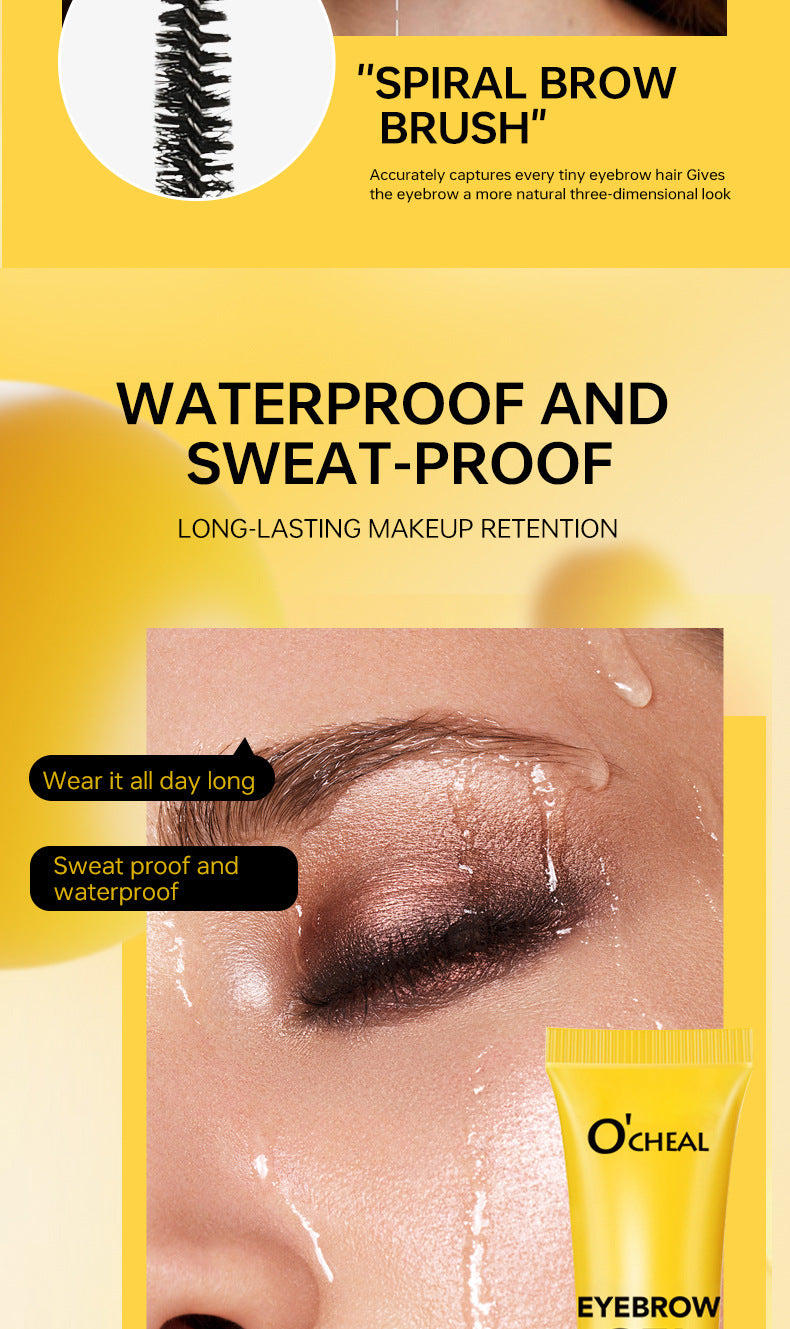 Styling Eyebrow Gel Eyebrow Styling Cream with Brush Strong Styling Eyebrow Cream Gel Eyebrow Wax