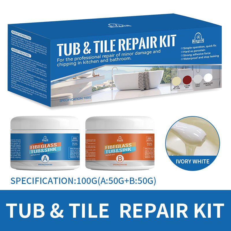 QIDAXIA Ceramic Repair Paste Household Marble Bathtub Wash Basin Bonding Glue Tile Repair Glue