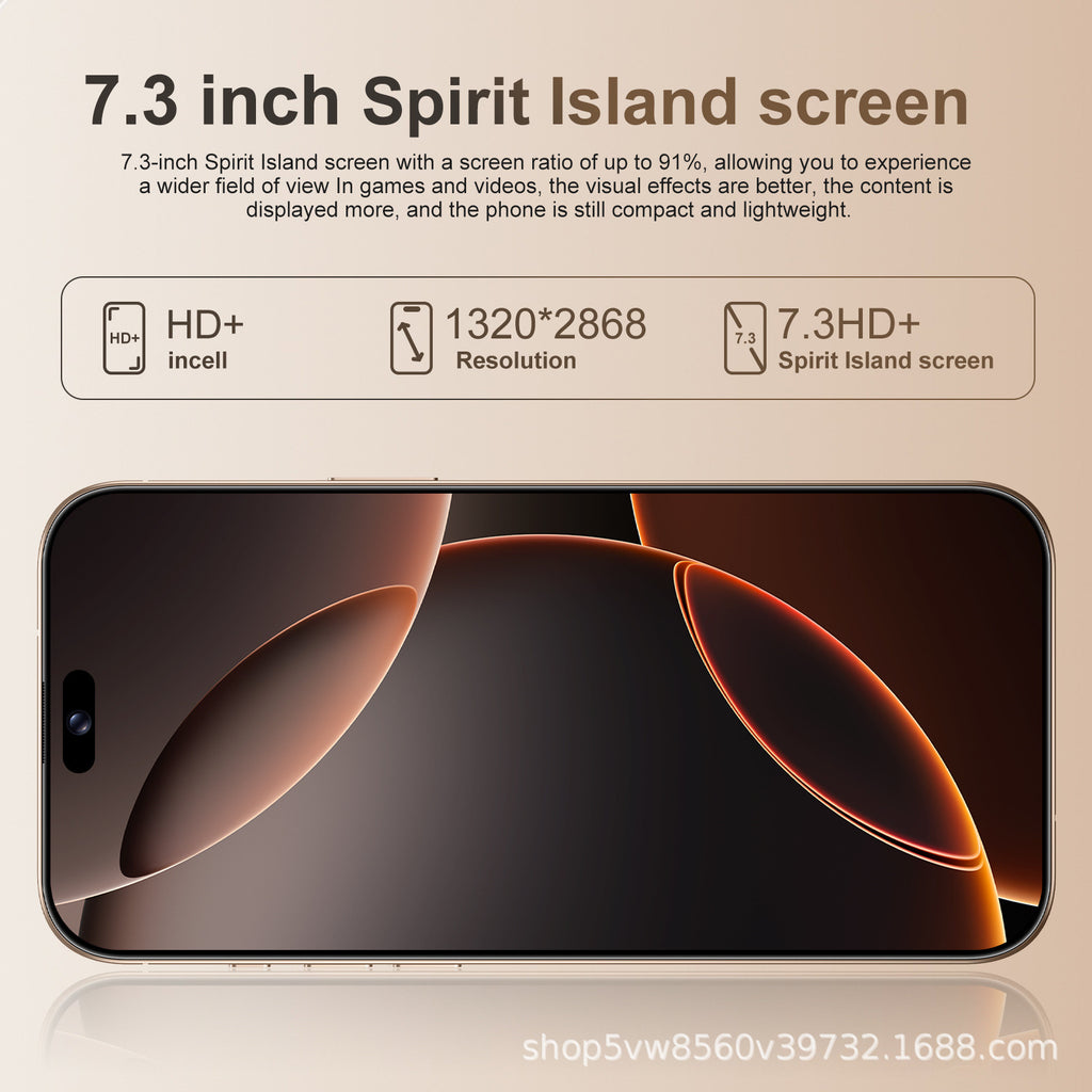 Hot Sale A16ProMax Android Intelligence5G Mobile Phone16+1T Factory Direct Sales Mobile Phones