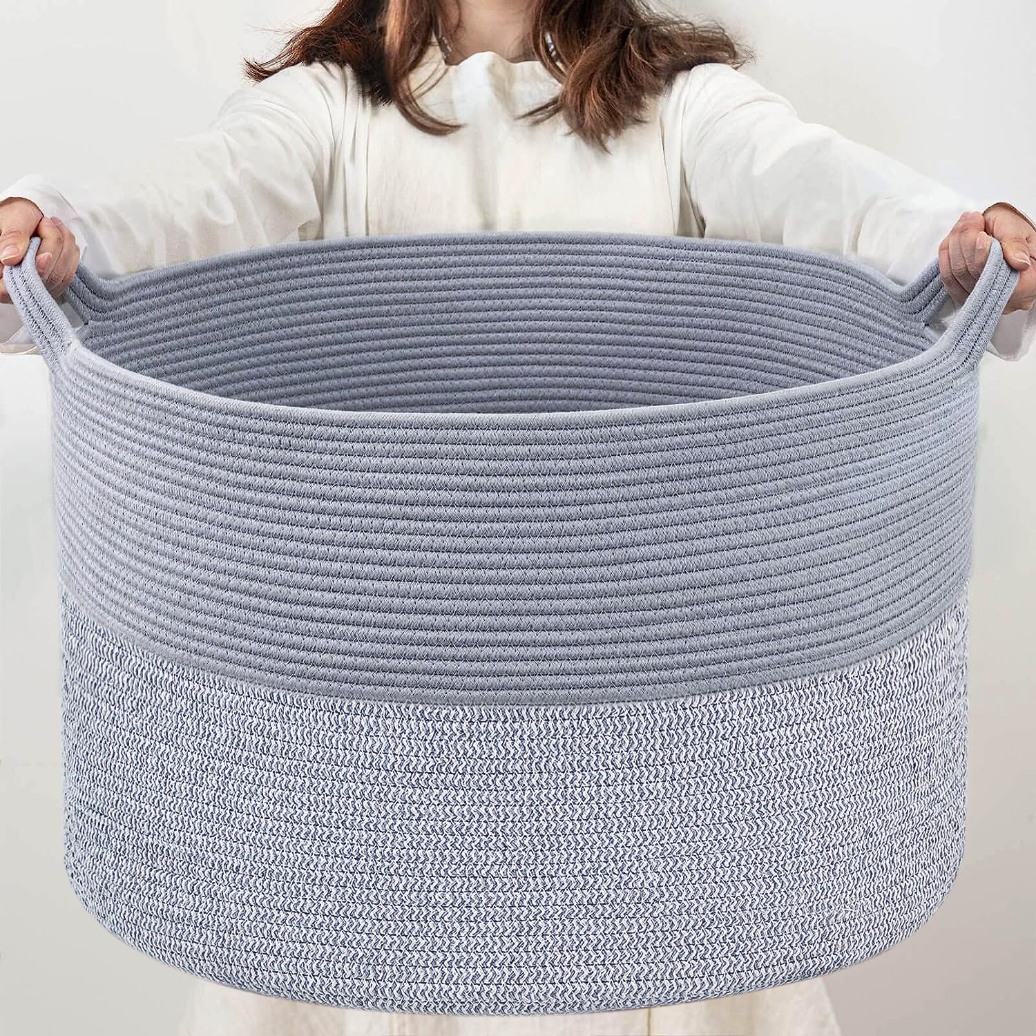 Woven Storage Basket Laundry Basket Dirty Clothes Basket Miscellaneous Children's Toy Organizer Foldable