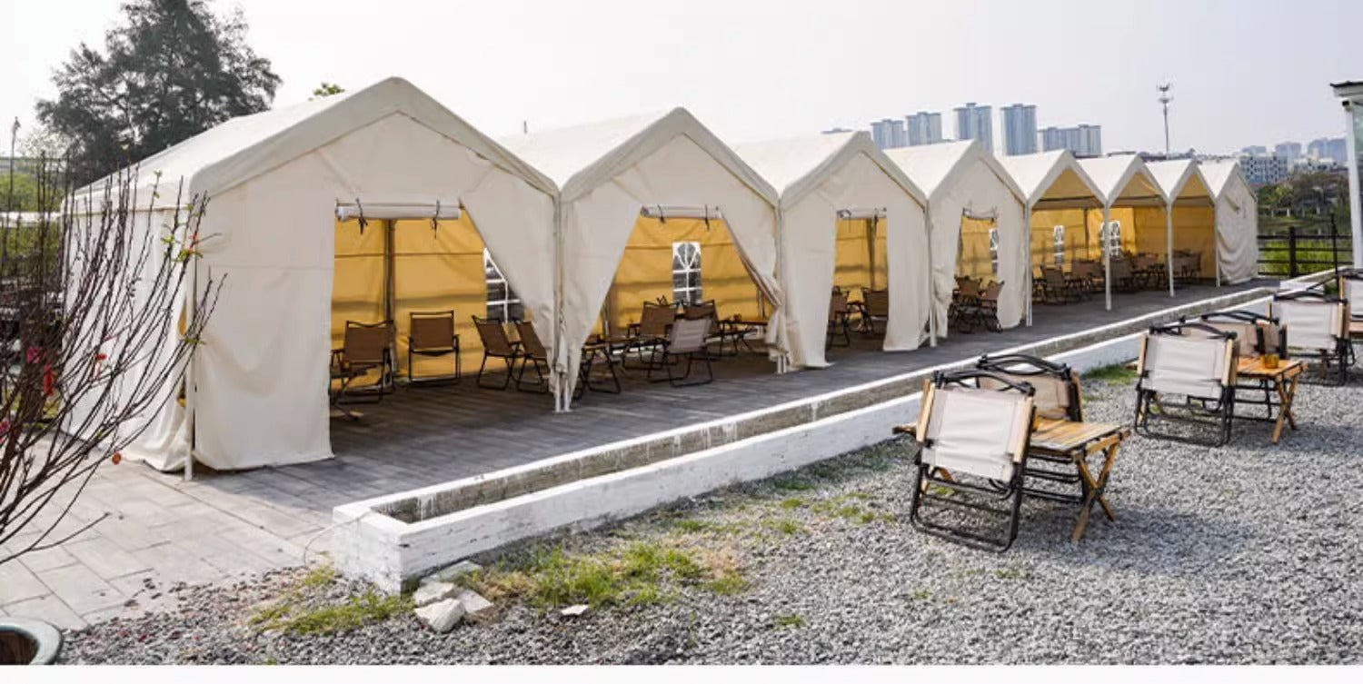 Night Market Stall Internet Celebrity Tent Courtyard Outdoor Foldable Advertising Rainproof Sunshade Four-Corner Umbrella Parking Shed