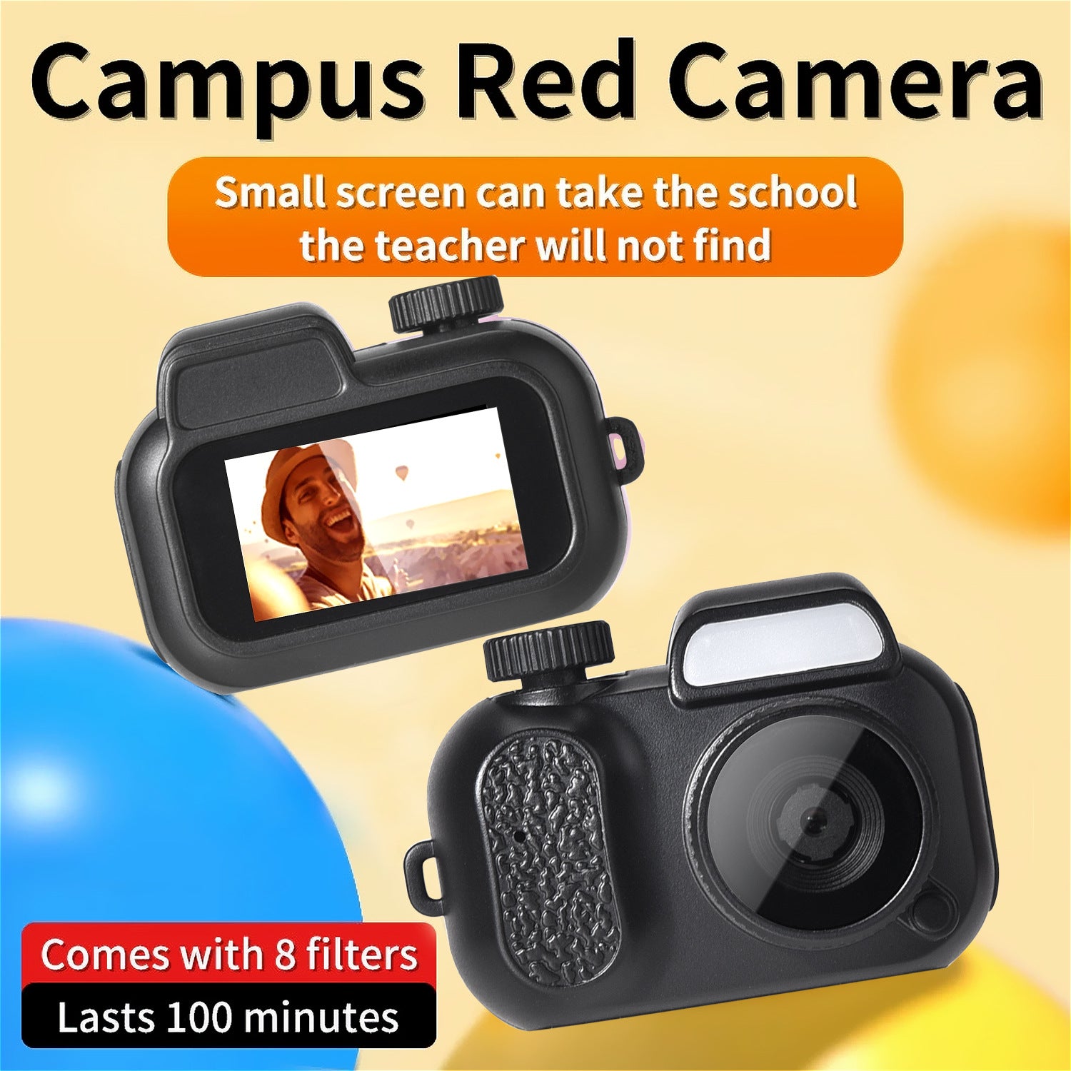 Student Party ccd Digital Camera Retro HD Travel Entry Level ccd Card Camera Girl Gift