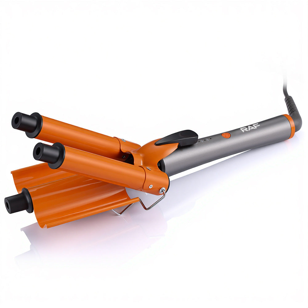 RAF European Standard Hair Styling Comb Non-Damaging Hair Straightening and Curling Dual-Use Electric Curling Iron Hair Straightener for Home Use R0425