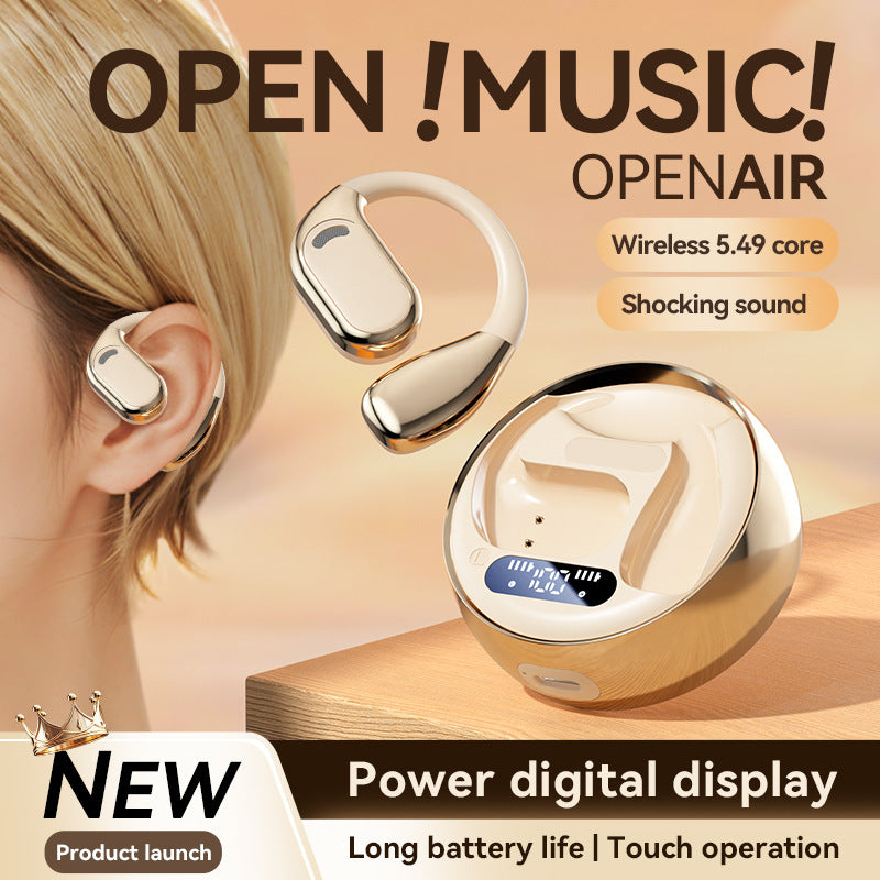 Chengruida M76Open Wireless Bluetooth Earphones Bone Conduction Ear-hook Running Sports Bluetooth Earphones
