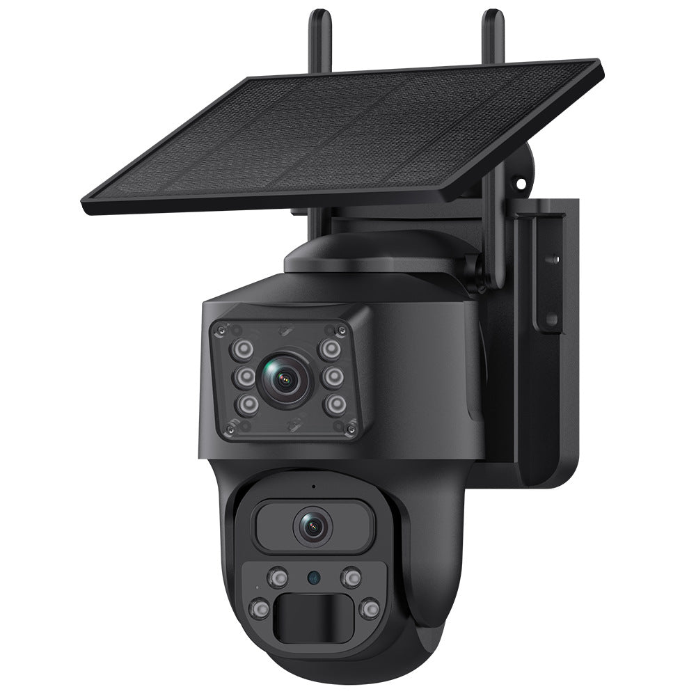 600Megapixel HD Dual Screen Solar Surveillance 4G/WIFI Outdoor Camera Monitoring Special Wholesale