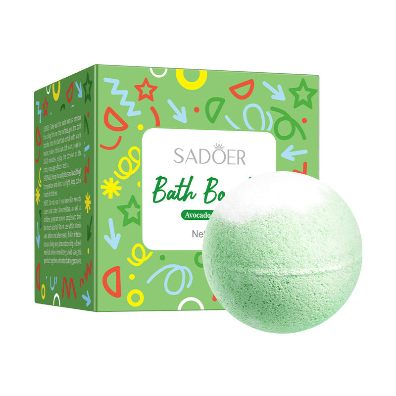 Rose Bath Salt Balls SADOER Deep Cleansing Body Universal Bath Ball Cross-Border Foreign Trade Wholesale
