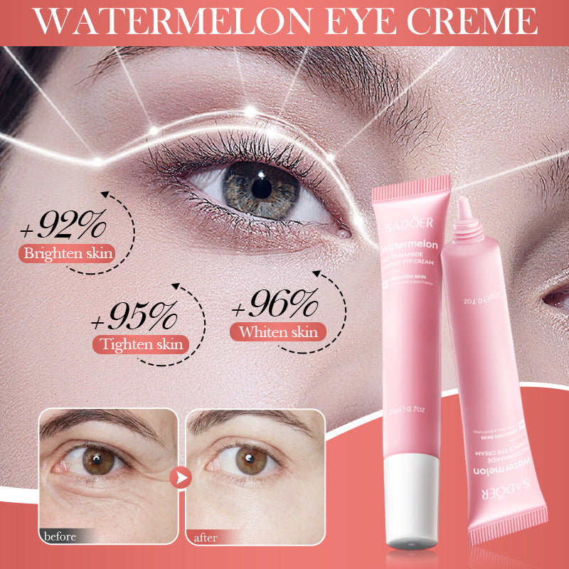 Watermelon Niacinamide Essence Eye Cream SADOER Moisturizing Eye Cream for Eye Area Wholesale Cross-Border Trade