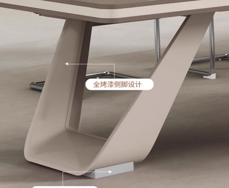 Conference Table Training Office Furniture Long Table Rectangular Table Office Large Simple Modern Meeting Table and Chair Set