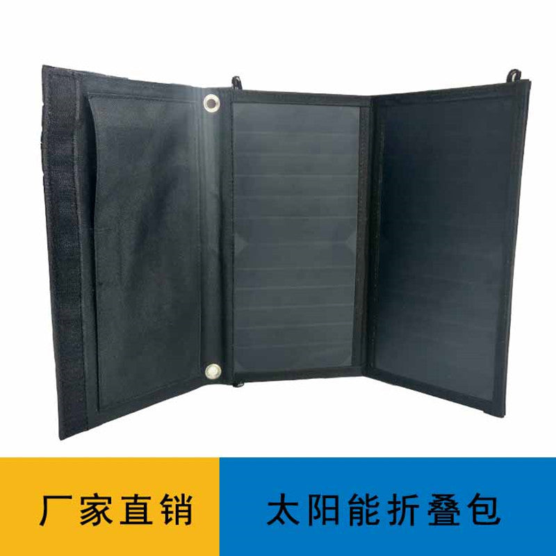 Factory Direct Solar Folding Bag15Wsunpower Outdoor Portable Charging Solar Folding Bag