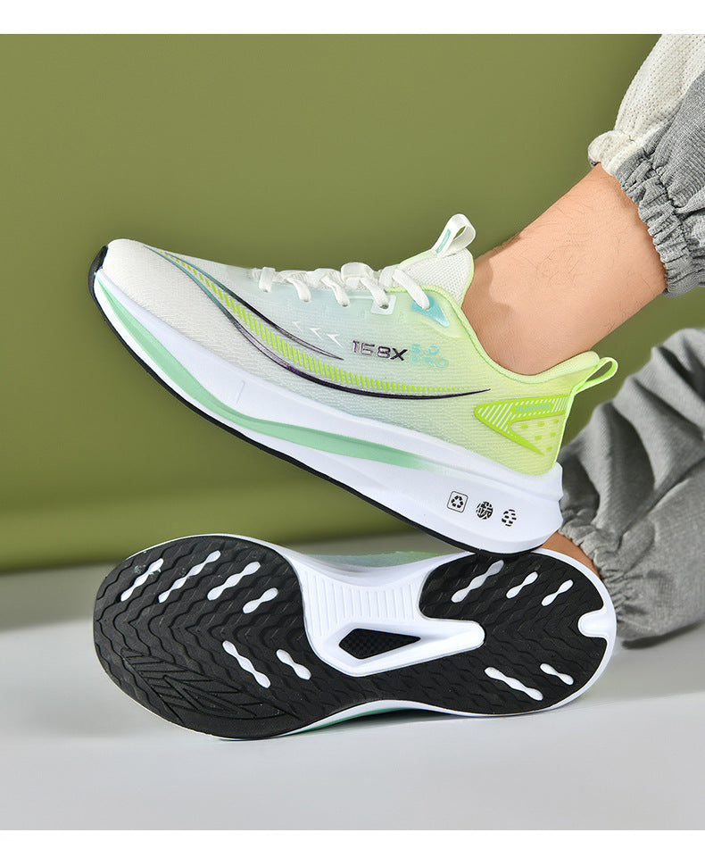 2025Large Size Marathon Running Shoes for Men and Women, Outdoor Aerobic Running, Lightweight and Breathable, Student Physical Test Running Shoes