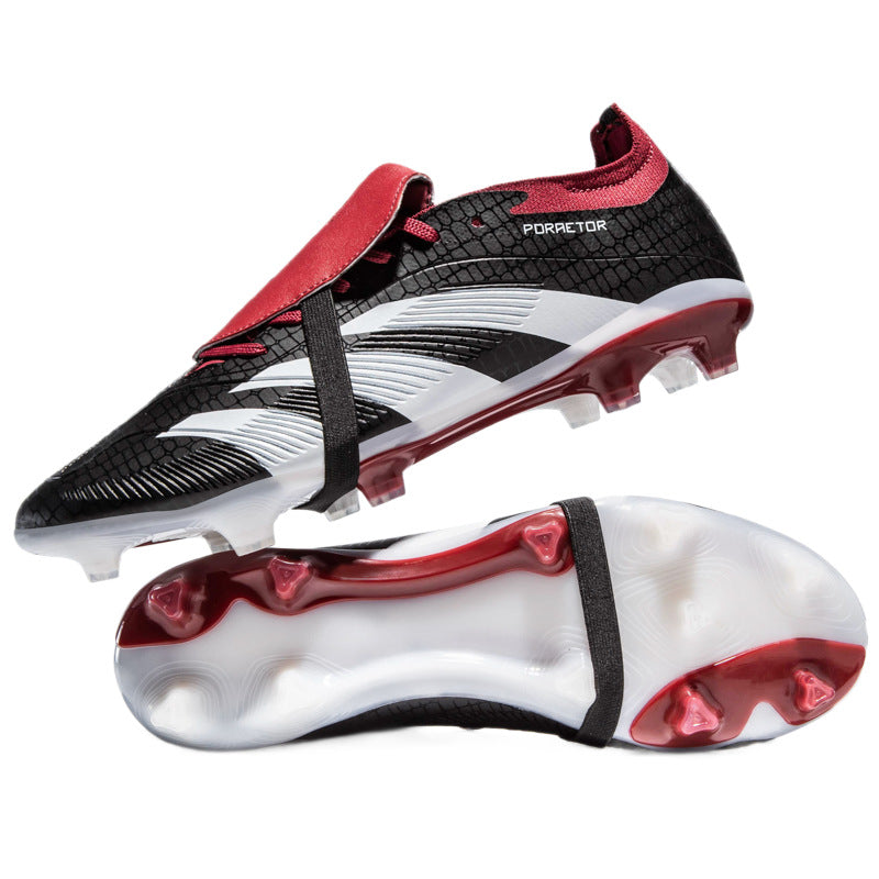 World Cup Football Shoes Men's New Style Grassland Competition AG Spike TF Broken Nails Adult Youth Student Sports Training