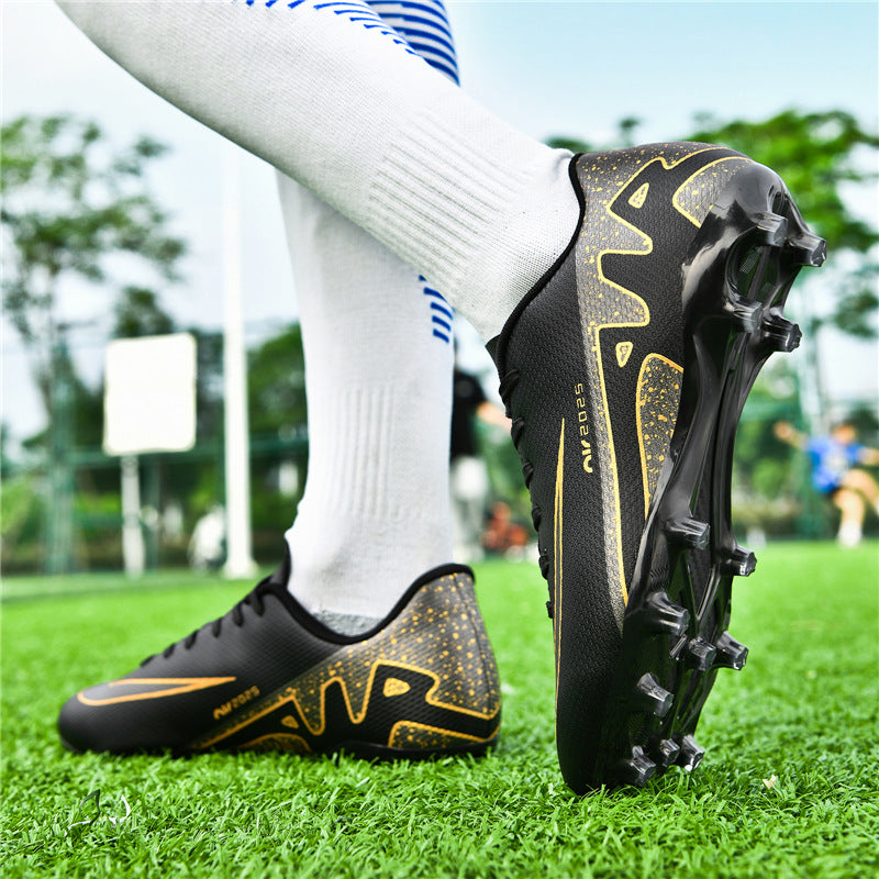Comfortable football shoes for men and women, teenagers and students AG Spike TF Anti-Slip Breathable Turf Training Sneakers