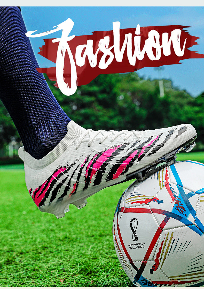 Large Size Authentic Low-Top Soccer Shoes New Wholesale Men's Training Shoes Student Soccer Shoes Spike Shoes Women's