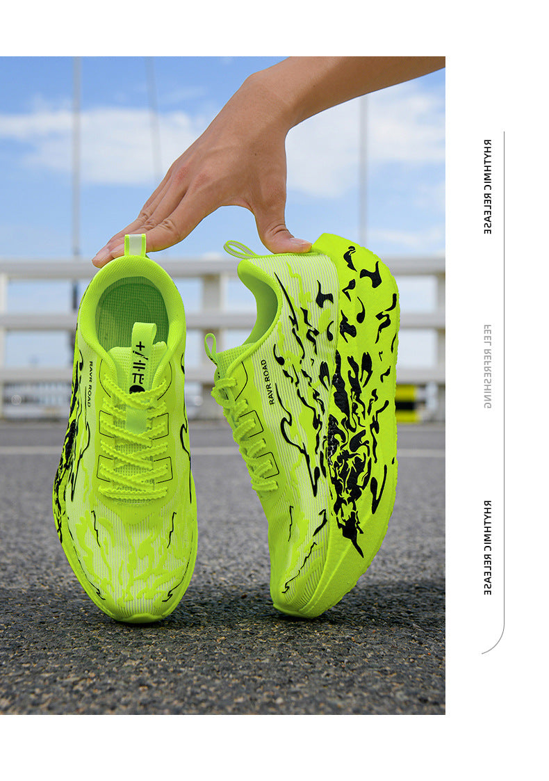 Autumn New Fashion Casual Double Mesh Thickened Sports Shoes with Real Carbon Plate High Elasticity Cushioning Marathon Lightweight Running Shoes