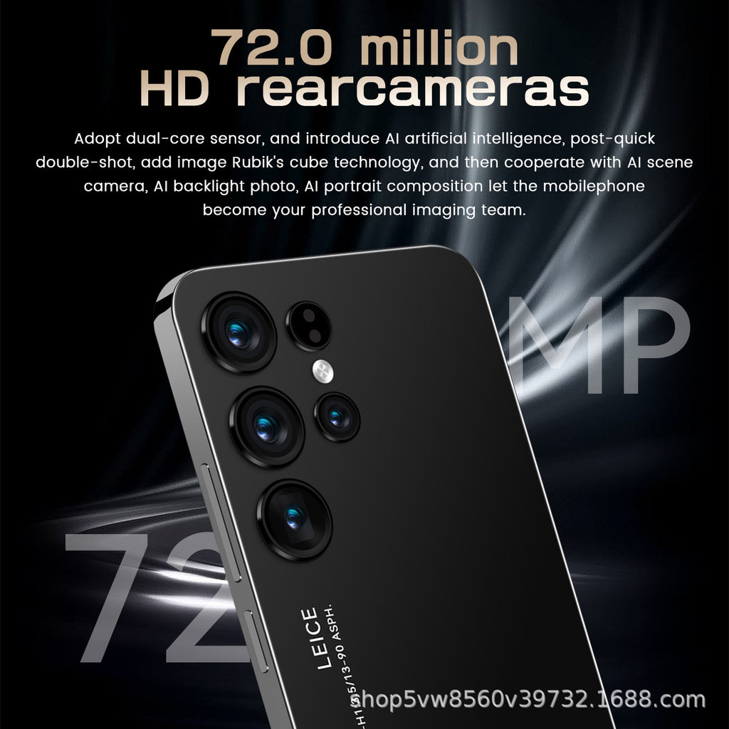 2025New Product S23Ultra+Hot-Selling Mobile Phone4+64G In-stock inventory7.3High Definition Large Screen Wholesale