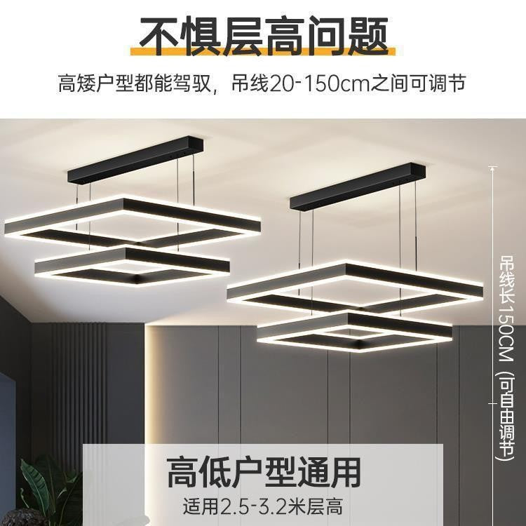 Chandelier for Living Room with High-End Feel, Main Light for Hall, Modern Minimalist Bedroom Light, Dining Room Light, Creative and Unique Design led Bar Counter Lamp
