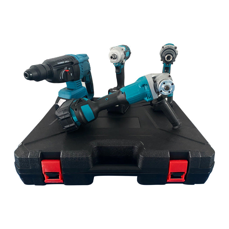MT Power Tool Set Wholesale Lithium Battery4Set of multifunctional lithium electric tools for home decoration and factory use