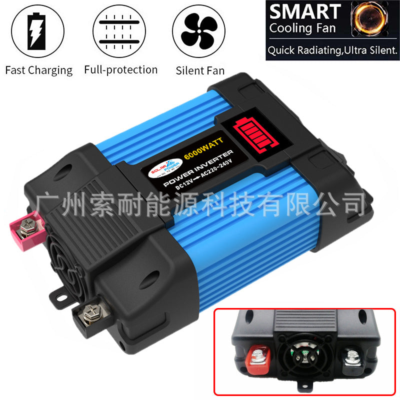 Car Converter Car Small Appliance Inverter300W/500W 12V Turn110V/220V Double USB Interface