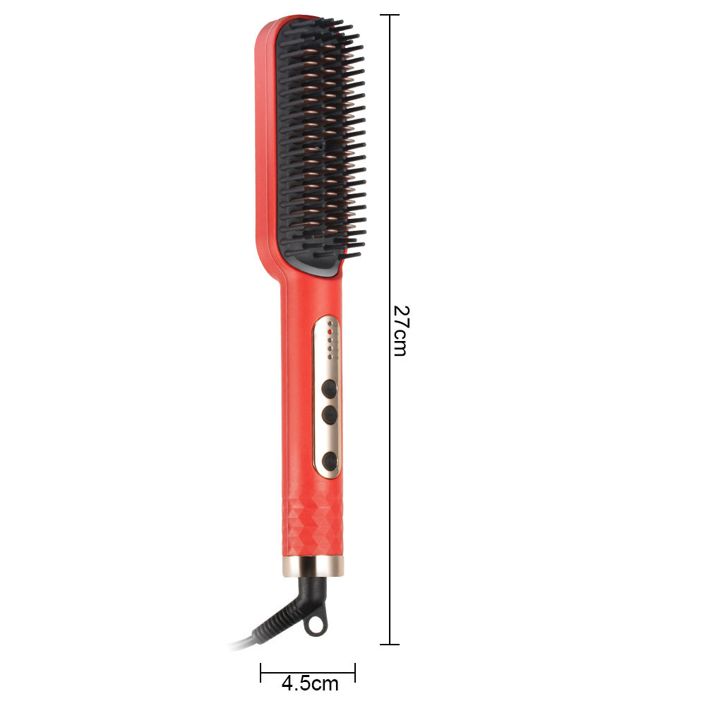 RAF EU Standard Hair Straightening Brush Non-Damaging Hair Straightening and Curling Dual-Use Electric Curling Iron Hair Straightener for Home Use