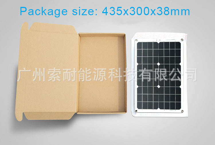 Monocrystalline Solar Charging Panel18W 36W 54W 72W Solar Panel5V Double USB Export Platform