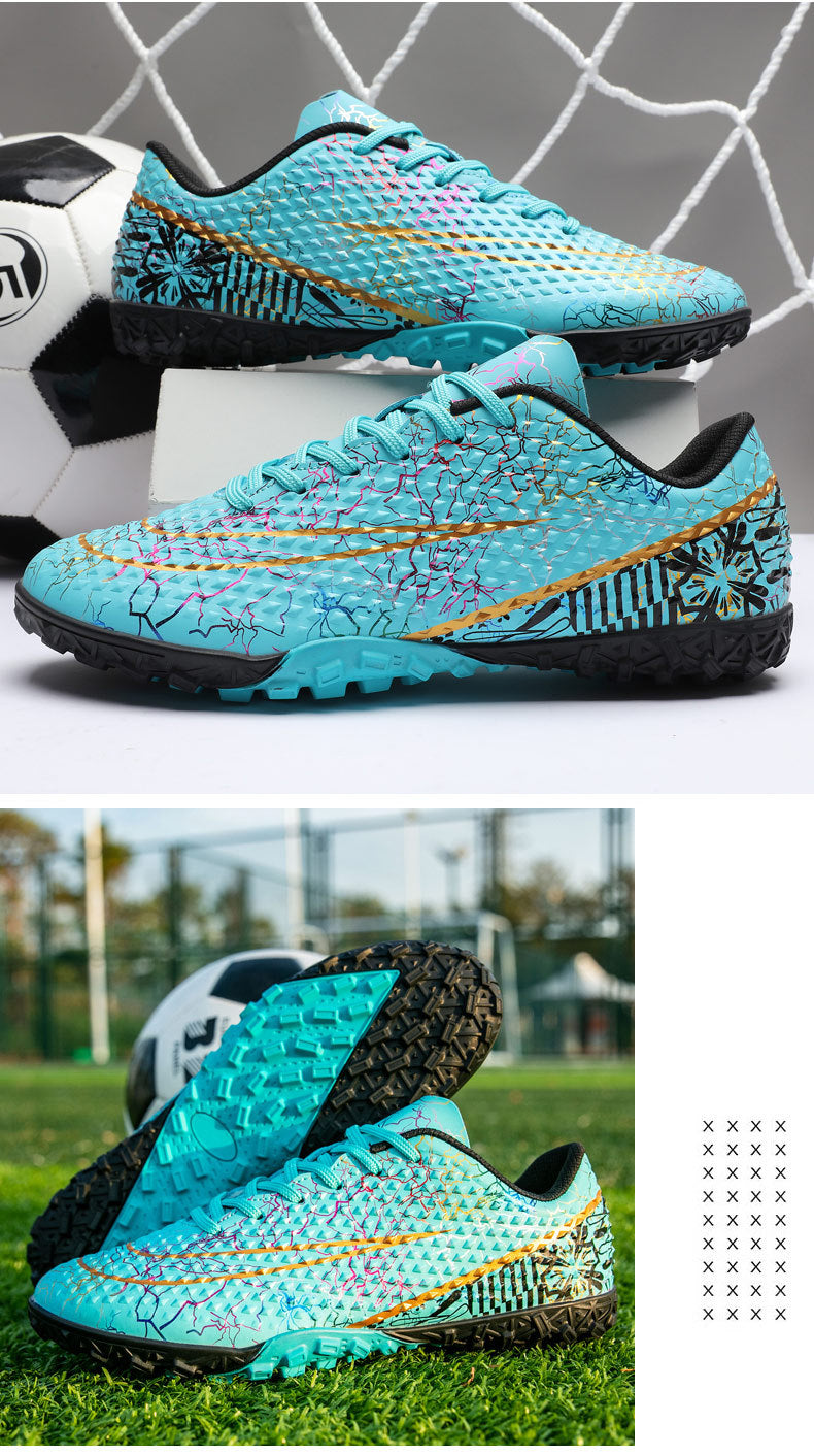 New professional football shoes for men and women AG Spike TF Broken Nail Youth Student Grassland Competition Training Shoes