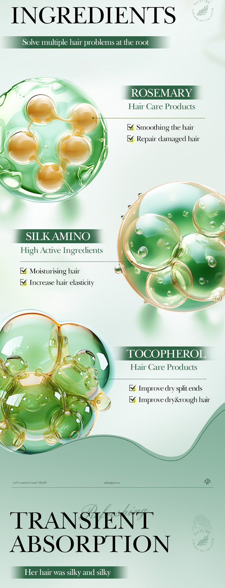 Rosemary Rosemary500ml SADOER Repair Nourishing Smooth Hair Conditioner  Wholesale