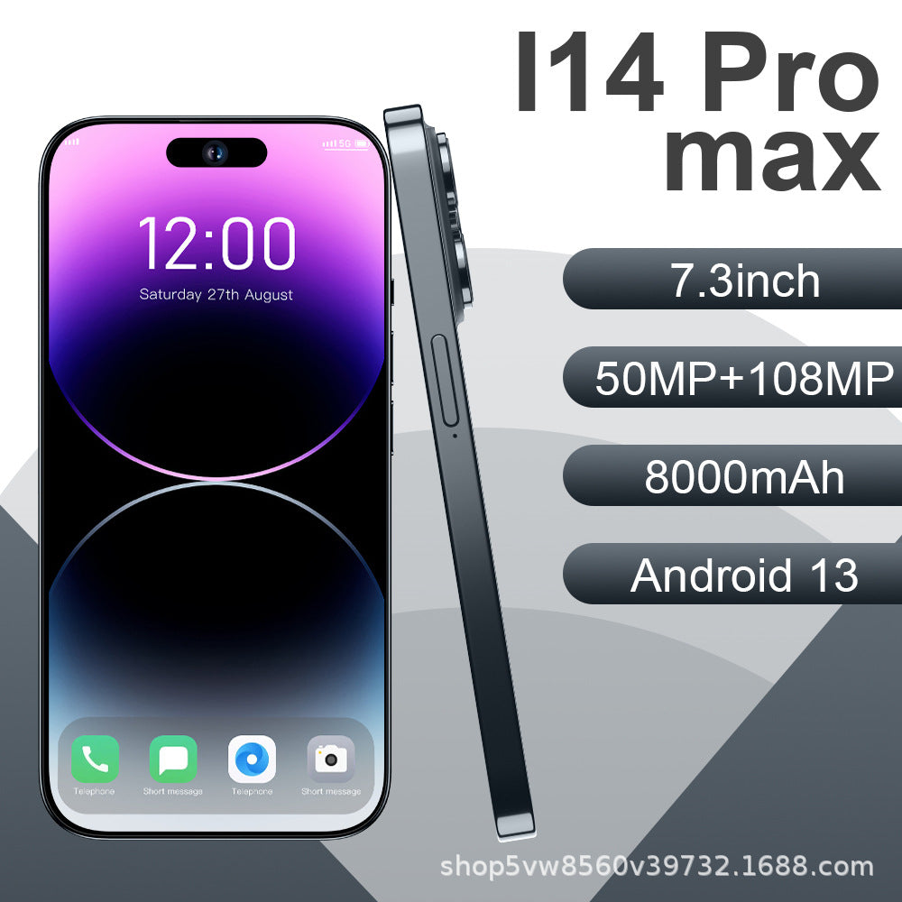 Spot Goods16+1TB Hot New Mobile Phone i14ProMAX Universal7.3Large Screen Mobile Phone