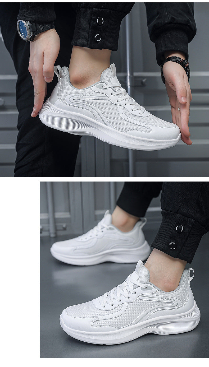 Autumn Oversized Casual Fashion Sports Shoes for Men Breathable Mesh Lightweight Running Shoes Commuting Travel Shoes