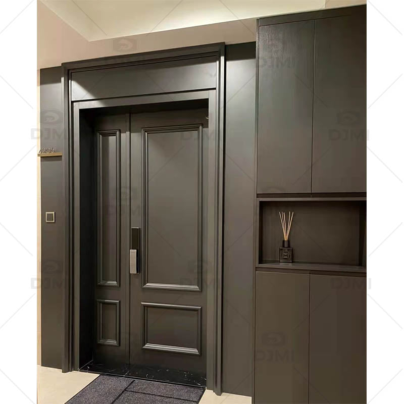 High Quality Veneered Against Rust Interior Modern Meranti Wooden Fire Rated Door