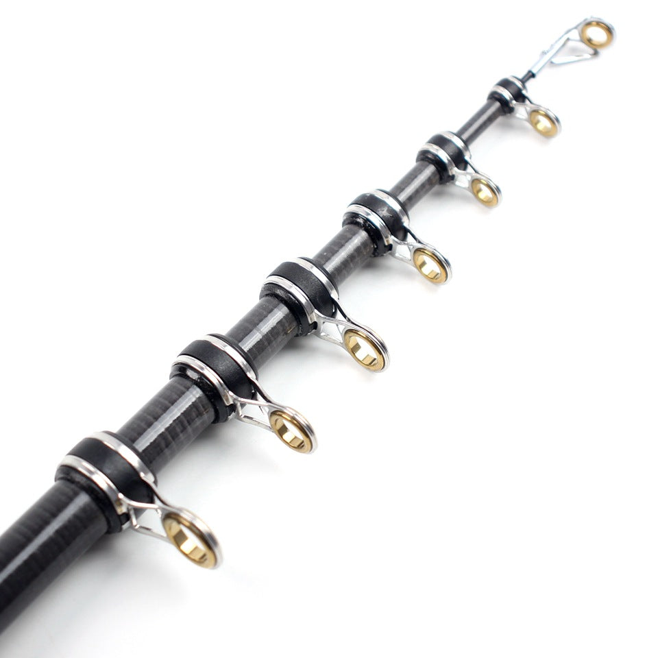 Wholesale2.1Mi Hard Fishing Rod Ultra-Lightweight High-Strength Carbon Fiber Sea Fishing Boat Fishing Universal Rod European and American Fishing Gear