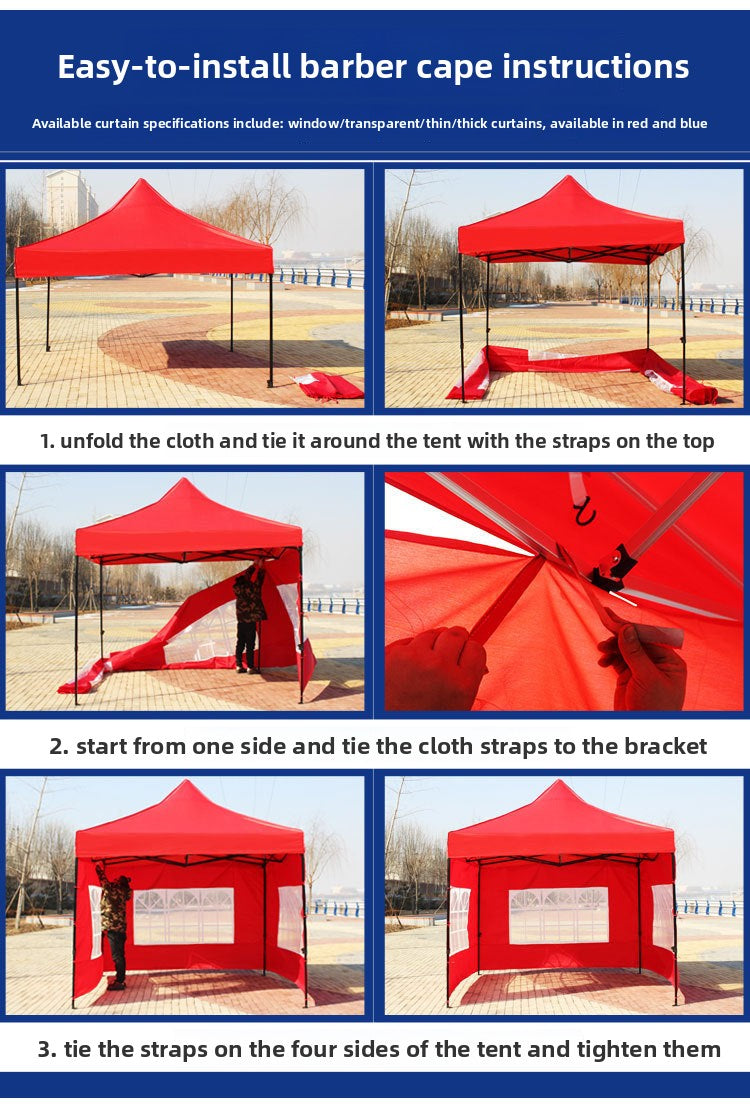 Four-Corner Rainproof Automatic Tent Large Umbrella Four-Legged Canopy Outdoor Stall Use Sunshade Rain Cover Wholesale
