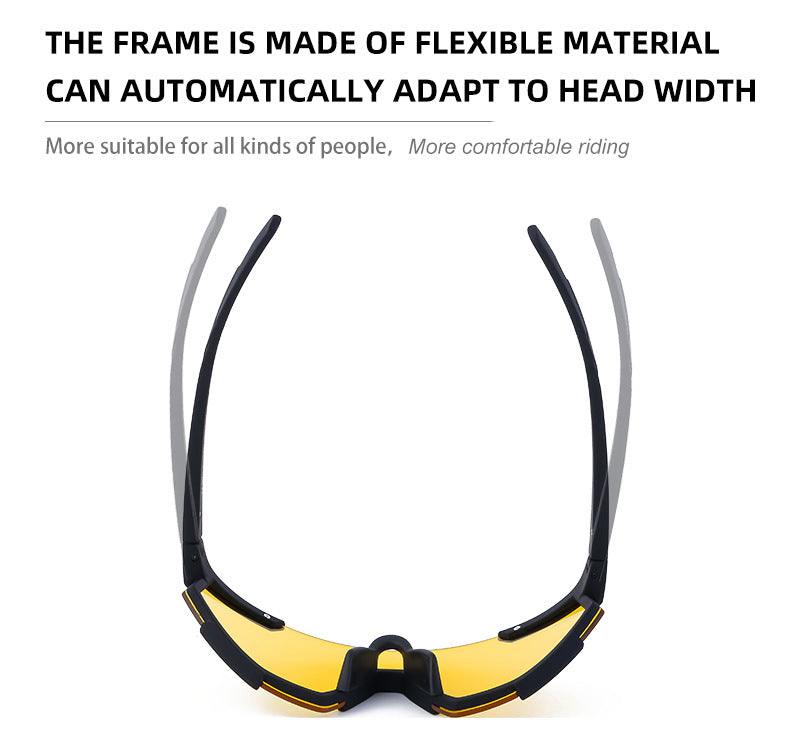 New Cycling Goggles for Women, UV Protection, One-Piece Large Frame Sunglasses, Outdoor Sports Colorful Integrated Sunglasses