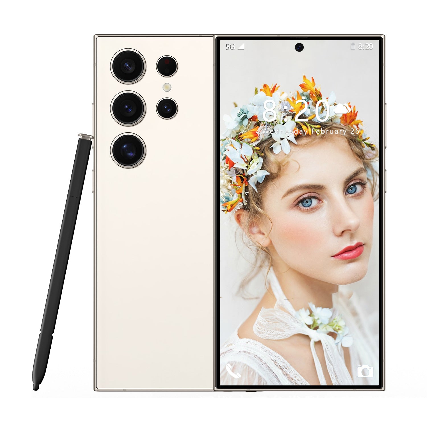 Smartphone S23 Ultra Built-in pen 2+16 High-end7.3Inch Large Screen Android8