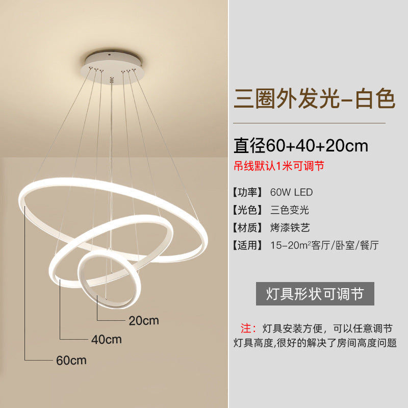 Northern Europe led Restaurant Chandelier Modern Minimalist Bar Table Lamp Bedroom Room Lamp Dining Room Unique2025New Lamps