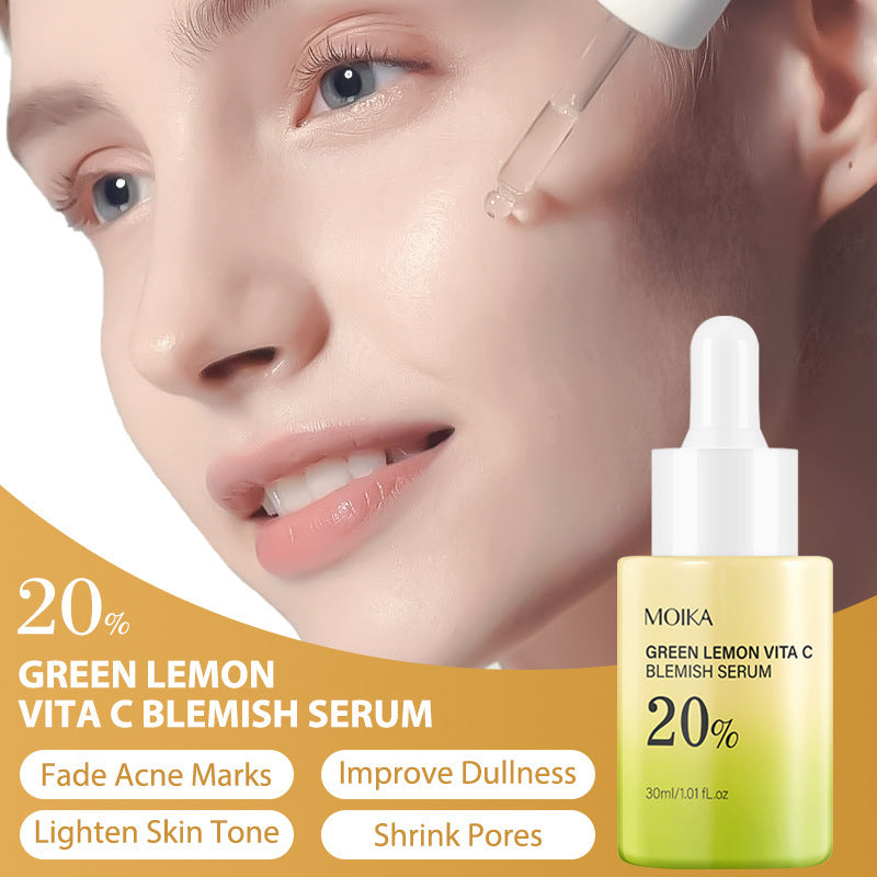 In Stock Full Green Lemon Vitamin VC Essence Niacinamide Facial Essence Export Wholesale
