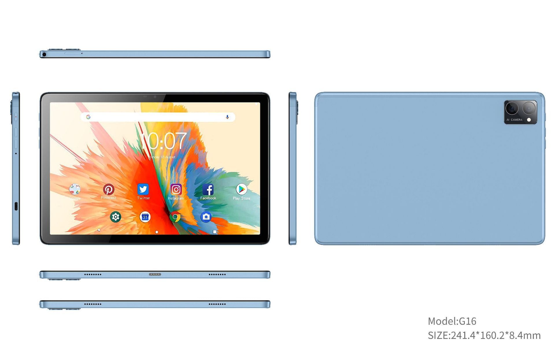 Hot-selling in Southeast Asia G16 Android Smart Tablet10Support WiFi Bluetooth Tablet Tablet