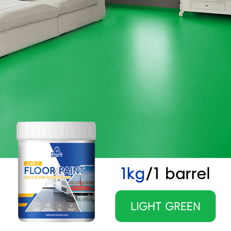 Home Floor Paint Three-in-One Epoxy Floor Paint Cement Floor Water-Based High Solid Wear-Resistant Resin Southeast Asia Environmental Protection