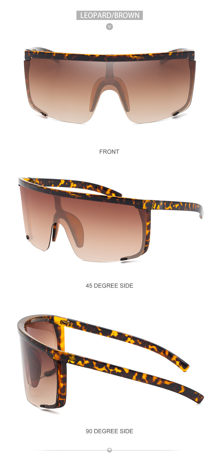 Colorful Cycling Sports Sunglasses for Men17183One-piece Windproof Frame Sunglasses for Men Trendy Sun Protection Glasses
