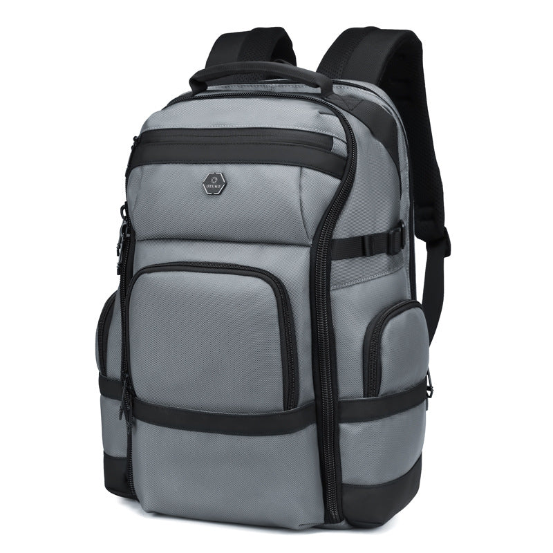 Business Backpack Men's Large Capacity Waterproof Computer Bag Multifunctional commuter backpack with a simple and sophisticated feel