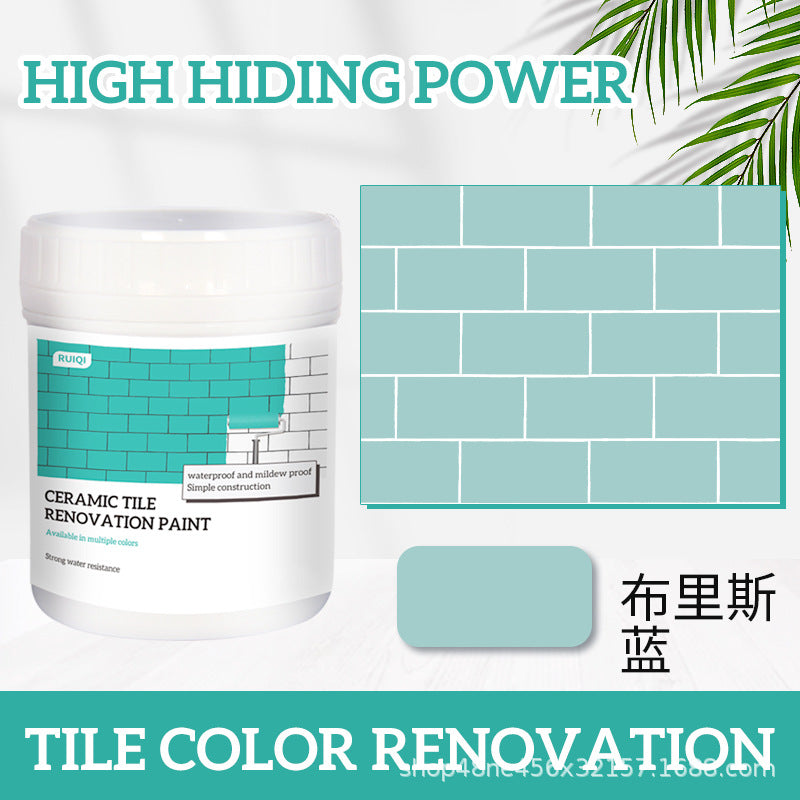 Tile Paint Bathroom Kitchen Floor Tiles Wall Tiles Marble Renovation Color Change Paint Wear-resistant Glass Color Change Paint