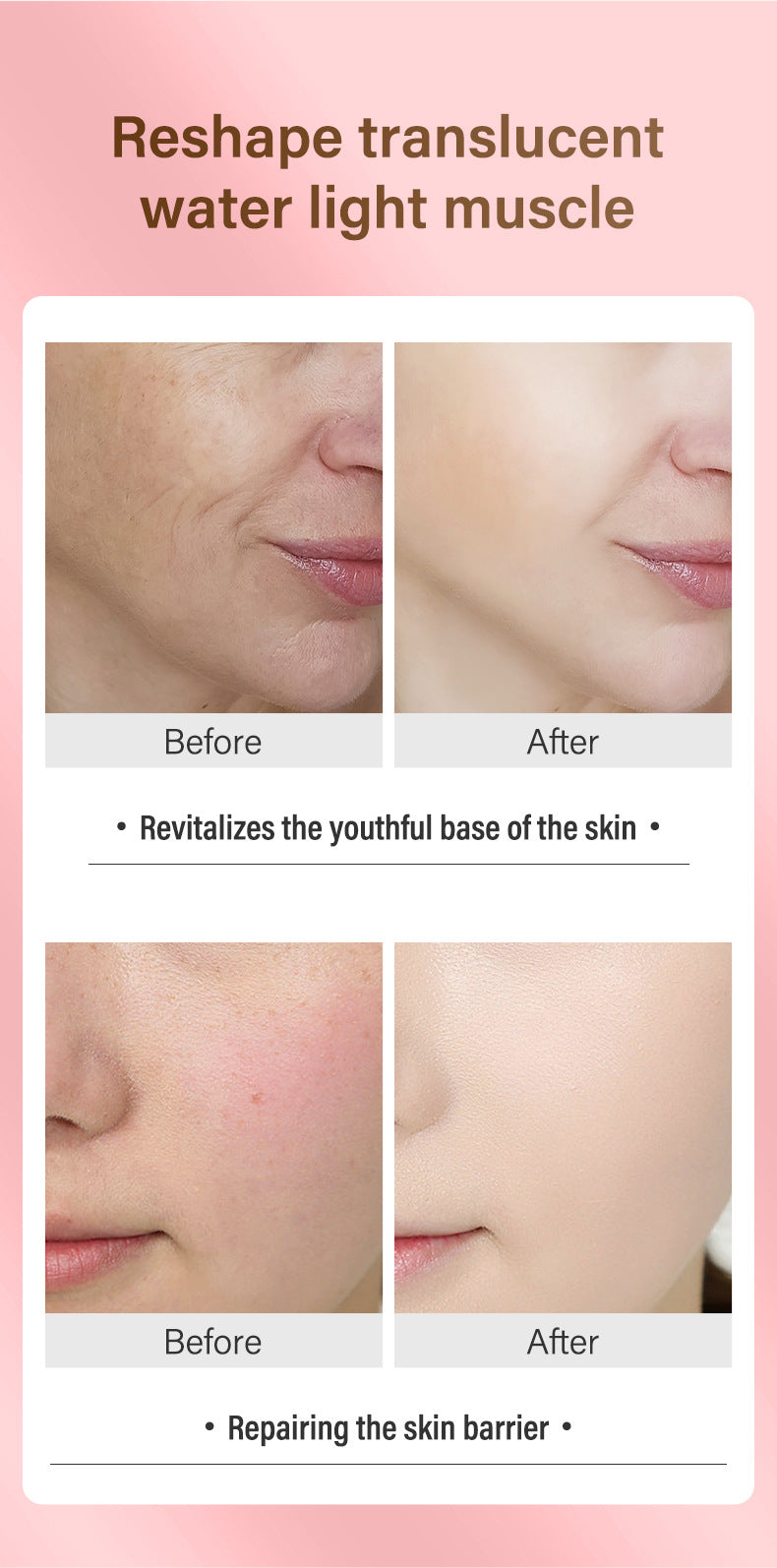 Specially designed Collagen Anti-Wrinkle Serum for Fading Fine Lines Facial Serum