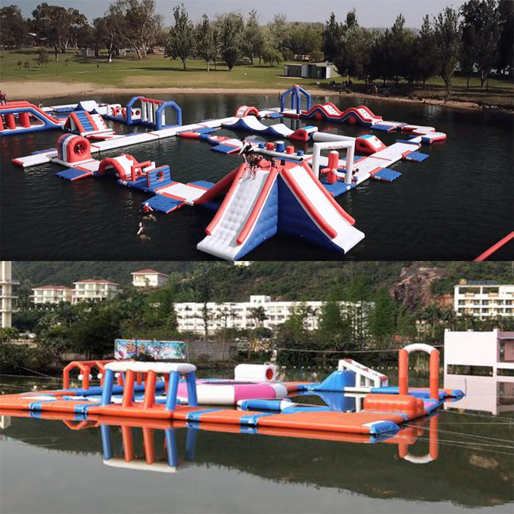 Inflatable Water Park Slide Equipment Manufacturer Elephant Panda Combination Large Frame Swimming Pool Children's Amusement