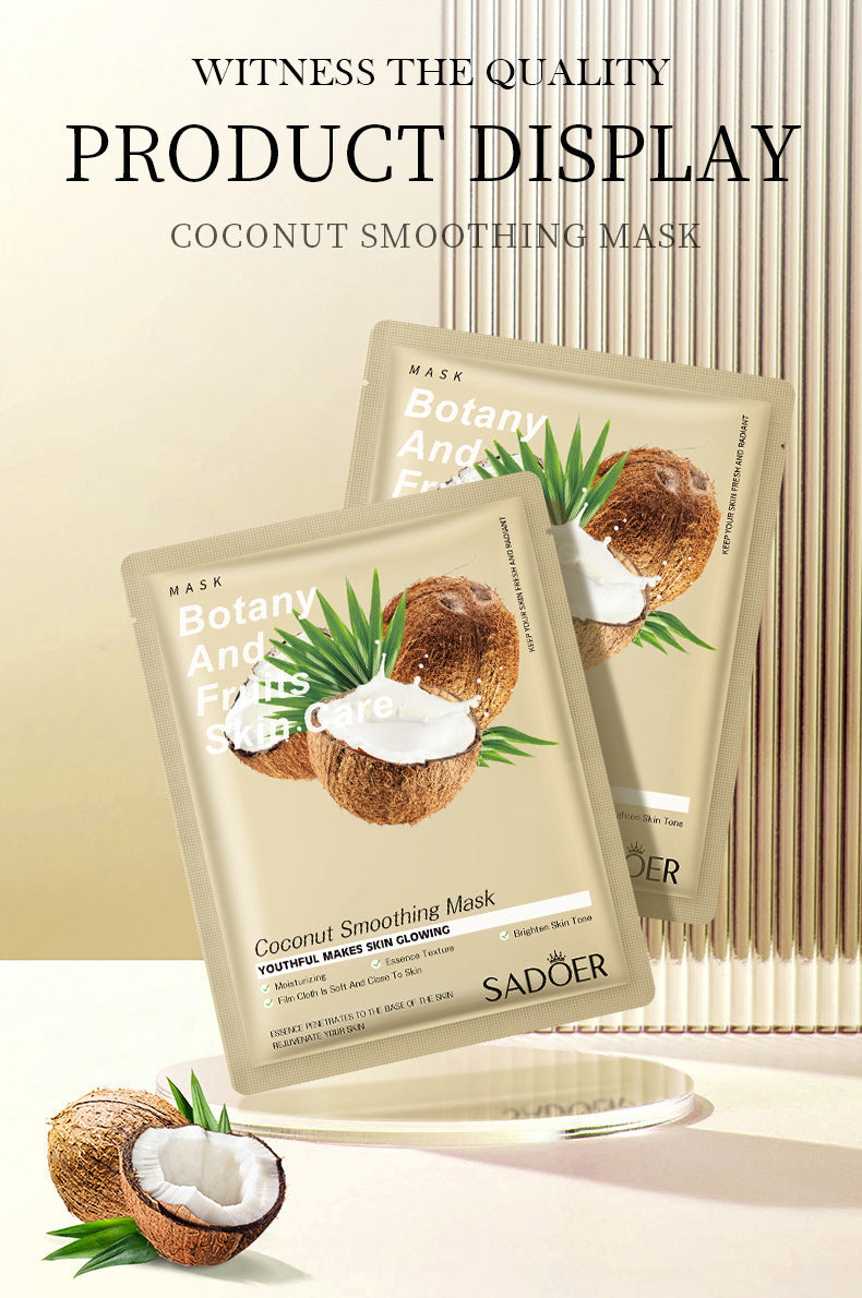 Fruit Mask SADOER Avocado Rose Hydrating Moisturizing Tablets Cross-border Foreign Trade Skincare Wholesale