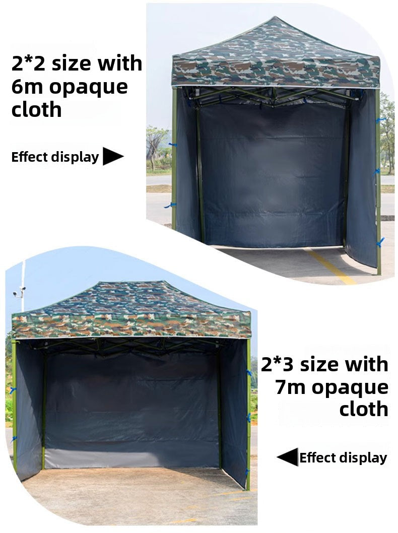 Outdoor Camouflage Four-Corner Tent Cover Four-Leg Sun Umbrella Three-Sided Sunshade Windproof Warm Rainproof Cloth Wholesale