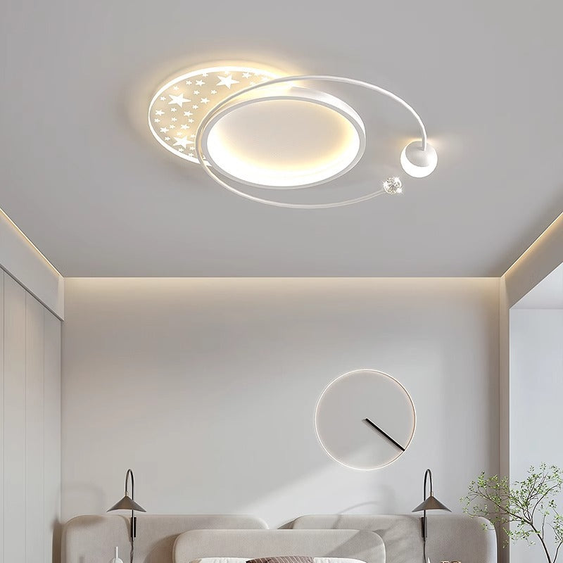 Living room lamp simple modern elegant led Starry Sky Ceiling Light Set Full House Package2025New Year's Bedroom Lamp