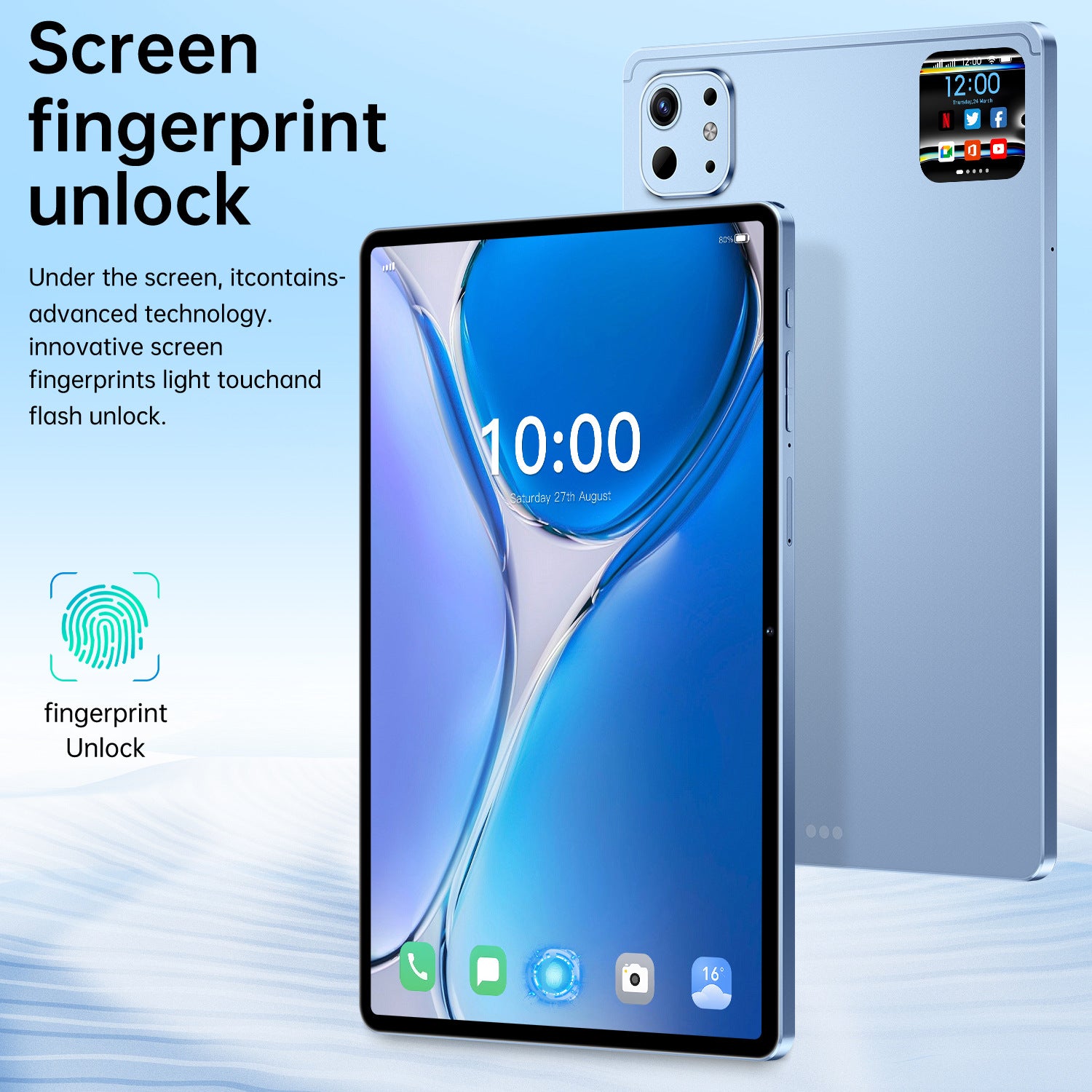 New Hot-Selling Tablet Computers10.1Inch Pro 13 Android16+1TB HD Screen Wholesale Southeast Asia