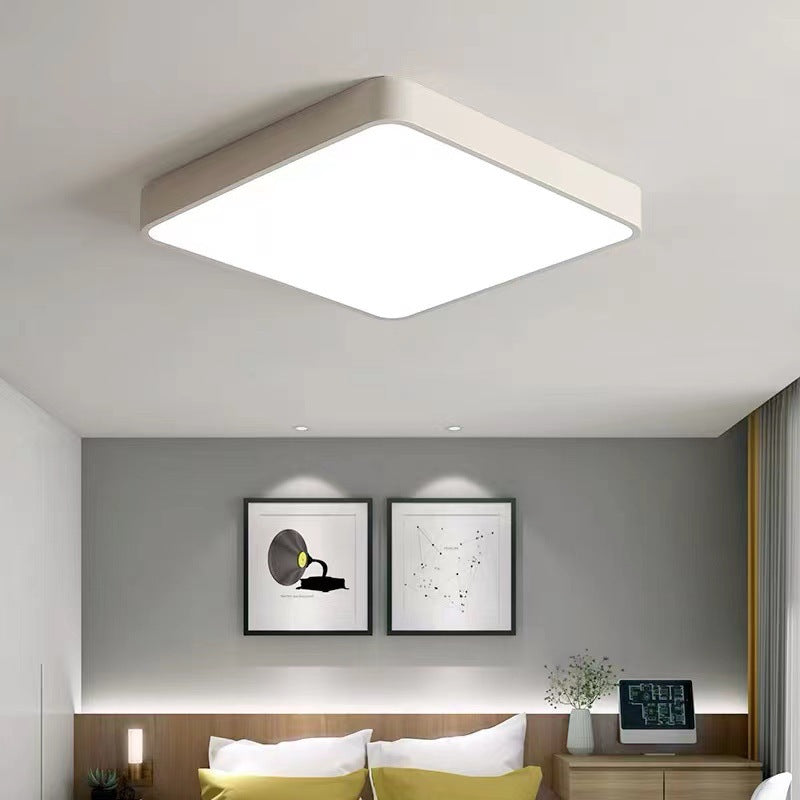 Modern simple personality square living room lamp Nordic Creative Home Use led Bedroom Ceiling Light Zhongshan Lighting Fixtures